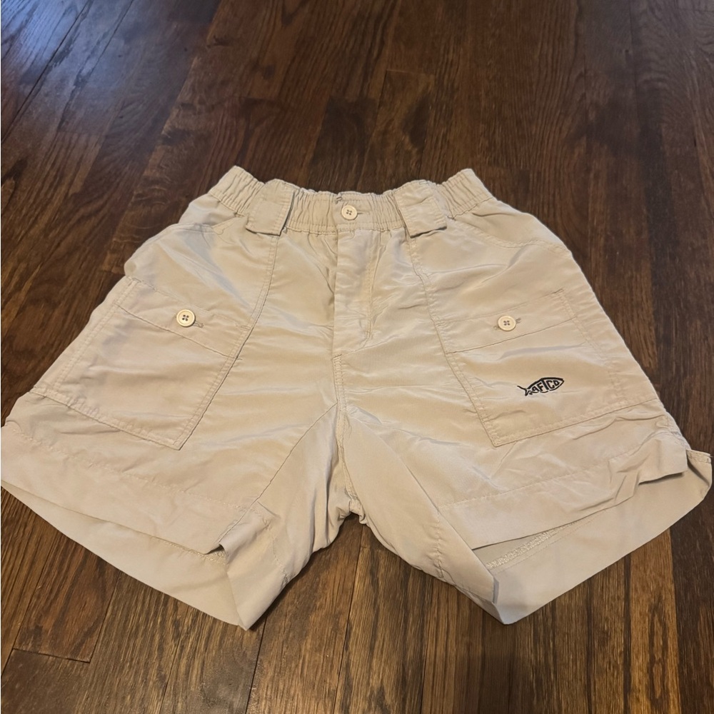 Aftco Khaki Cargo Shorts 26 waist